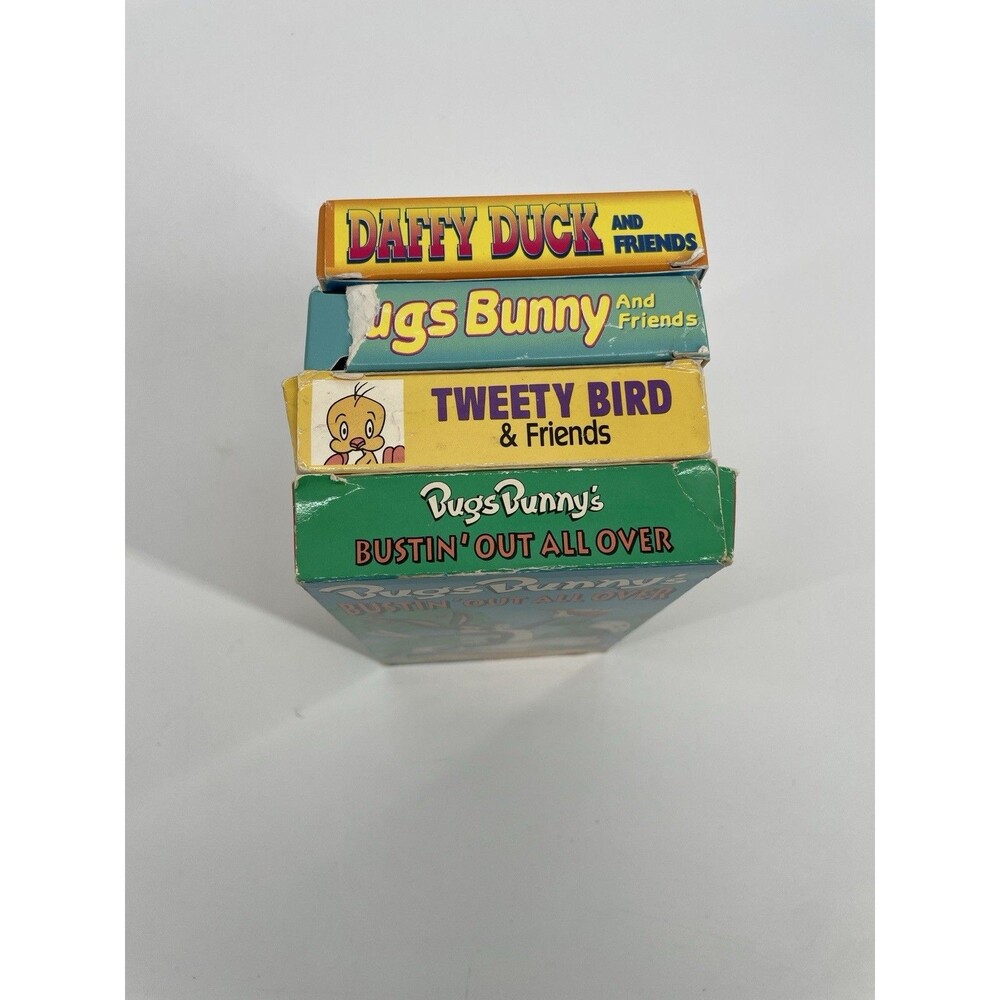 80s 90s Looney Tunes VHS Lot 4 Bugs Bunny Daffy Duck Tweety Warner Bros - Picture 13 of 13